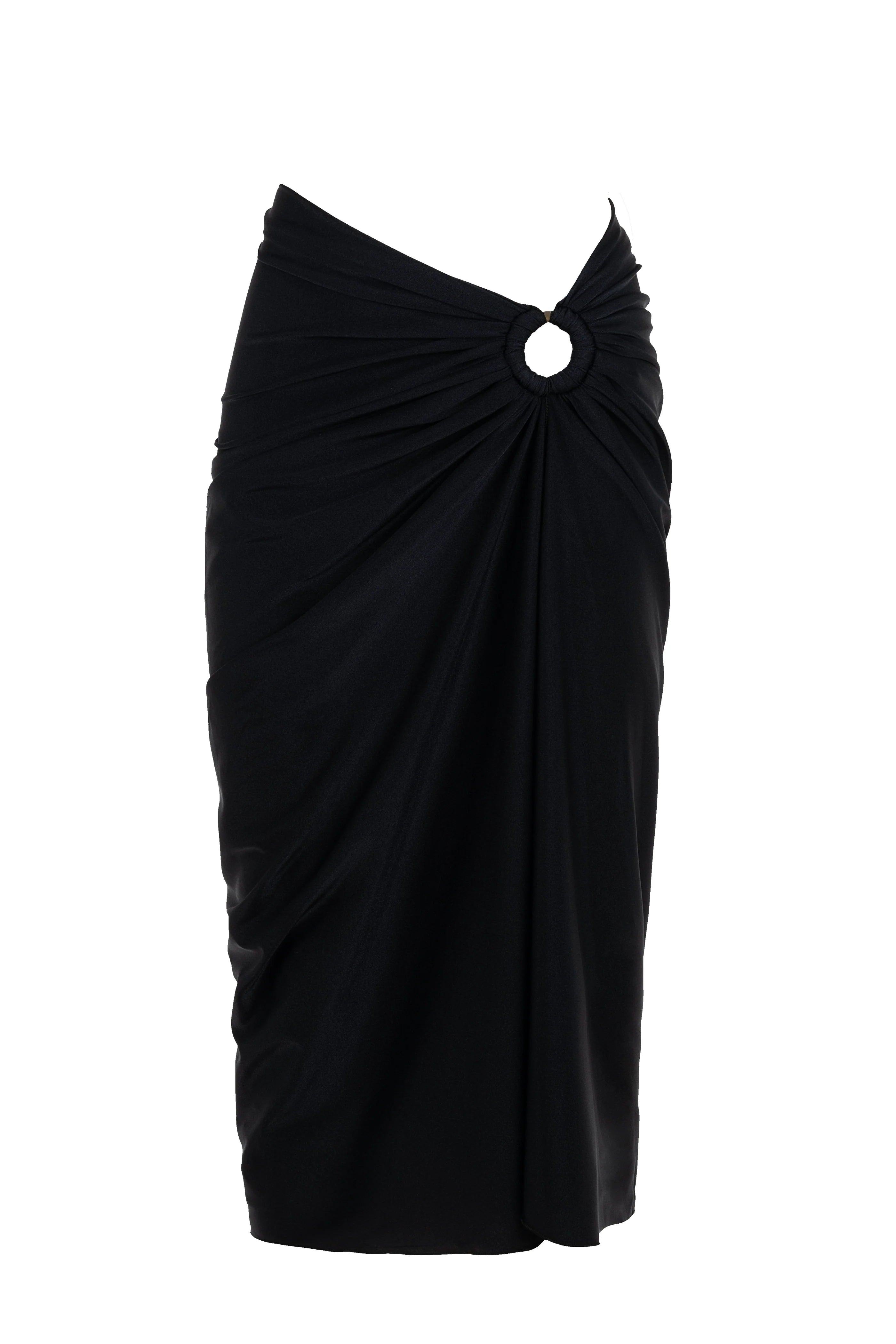 Bamboo Midi Ring Lycra Black