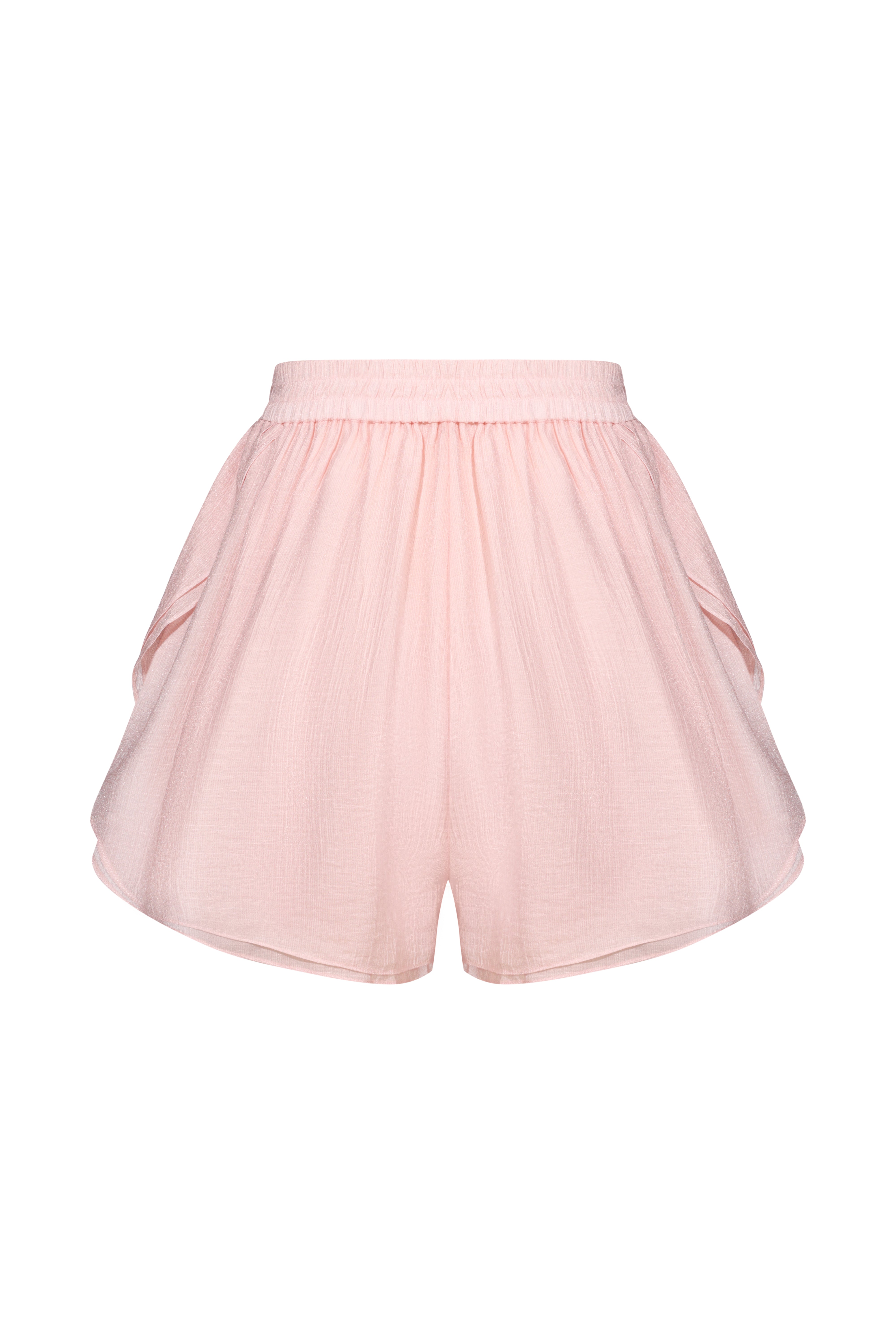 LINEN SHORTS PINK