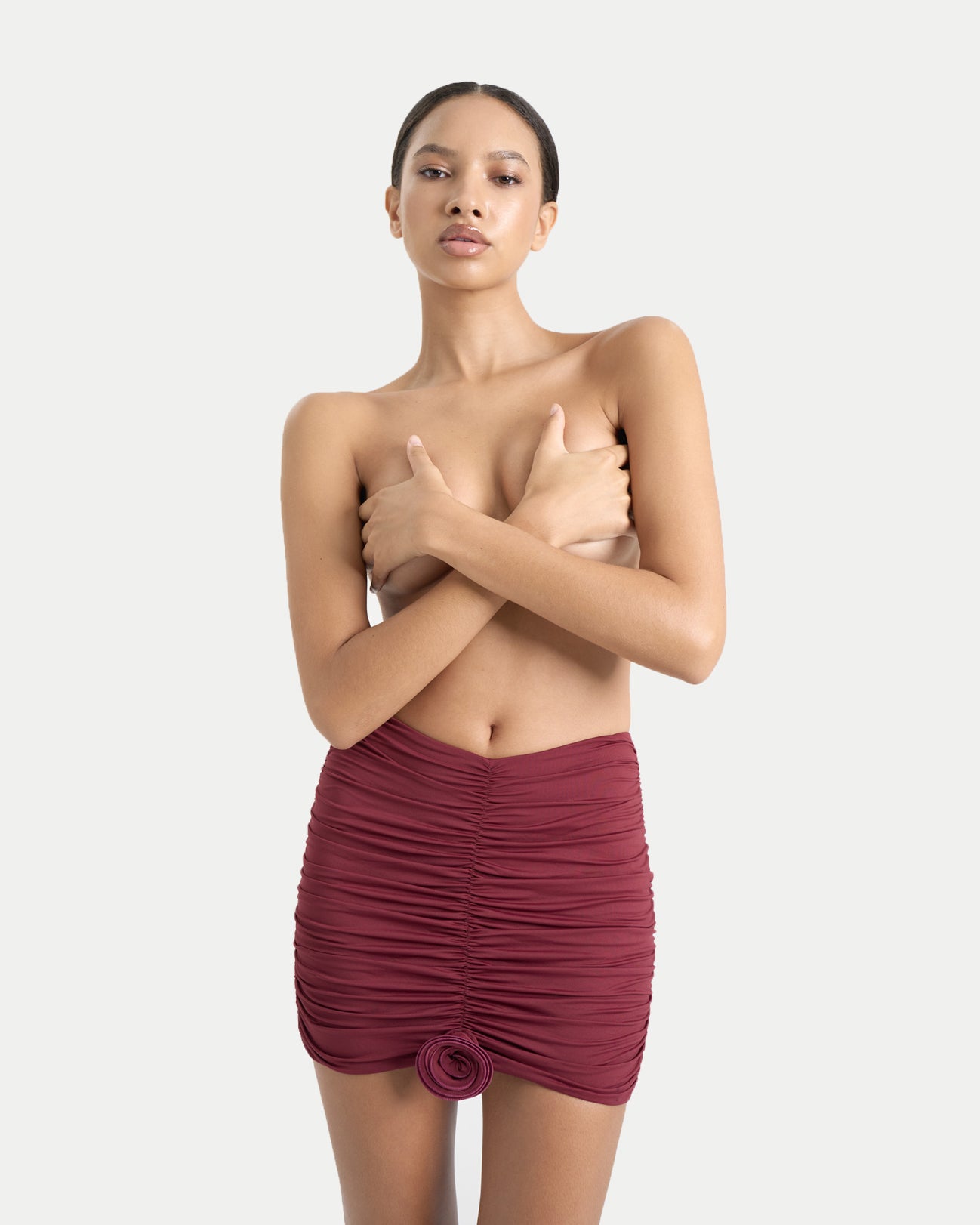 Lilibet Skirt Burgundy