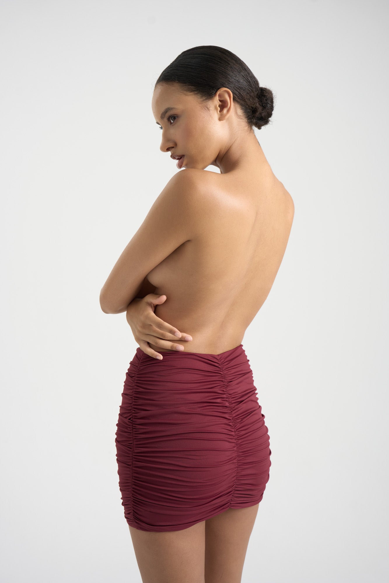 Lilibet Skirt Burgundy