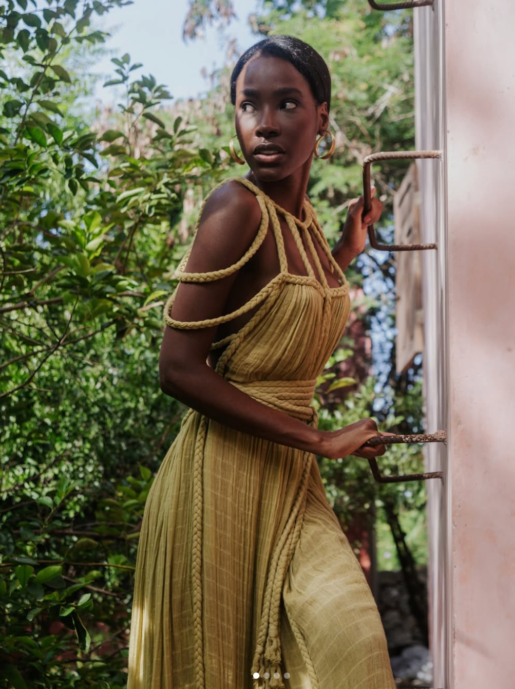 Severyna Dress Chartreuse