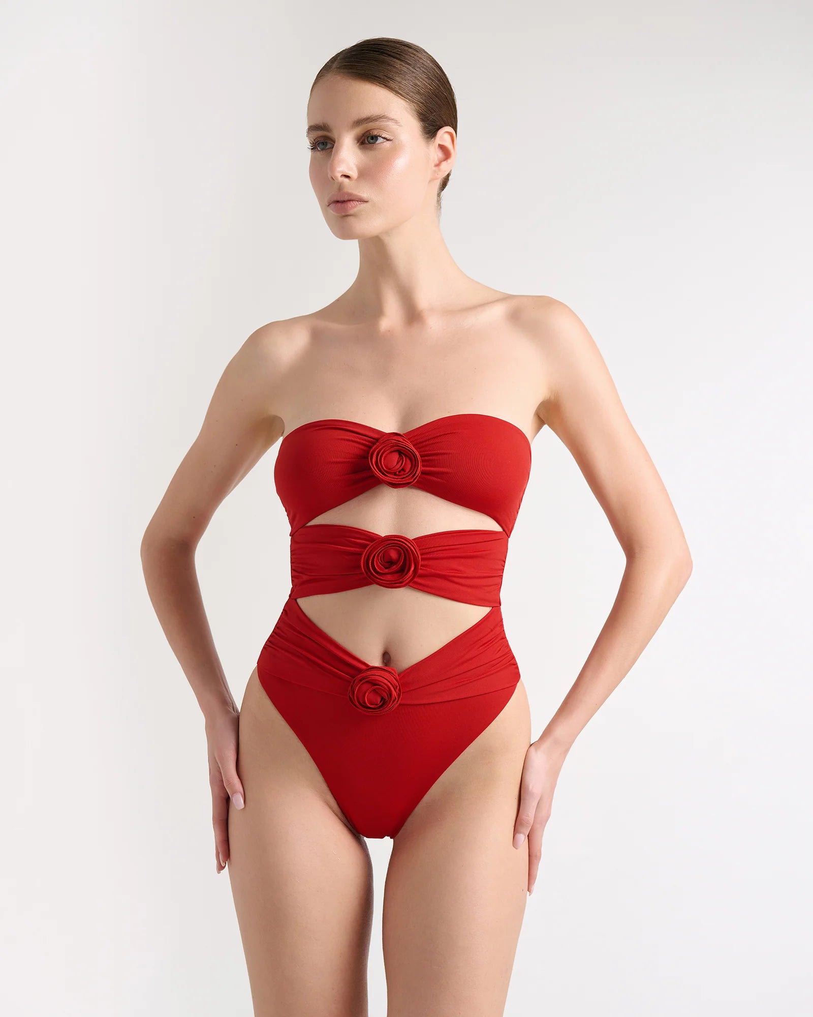 Vesna One Piece Red