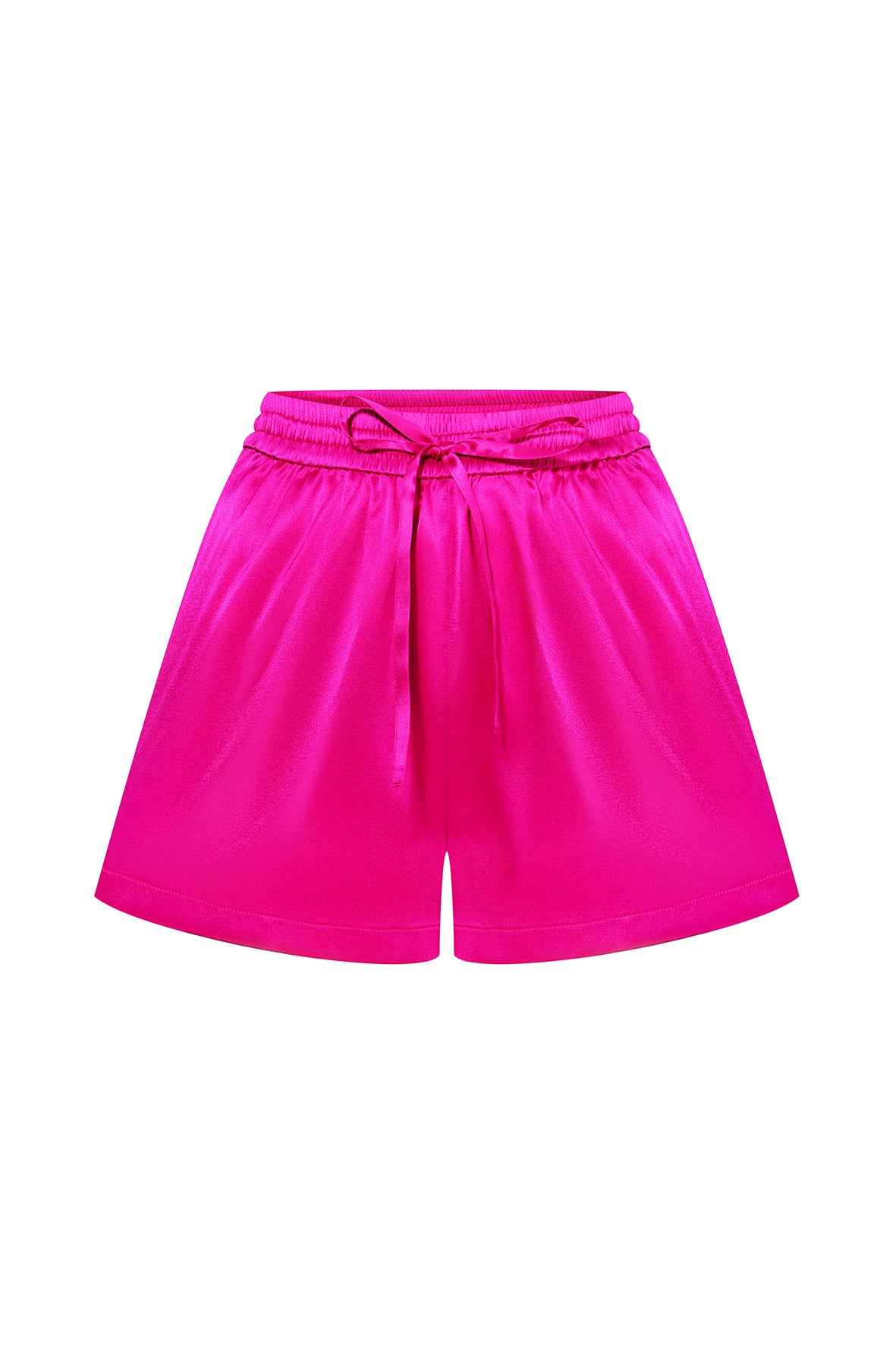 SILK SHORTS FUCHSIA