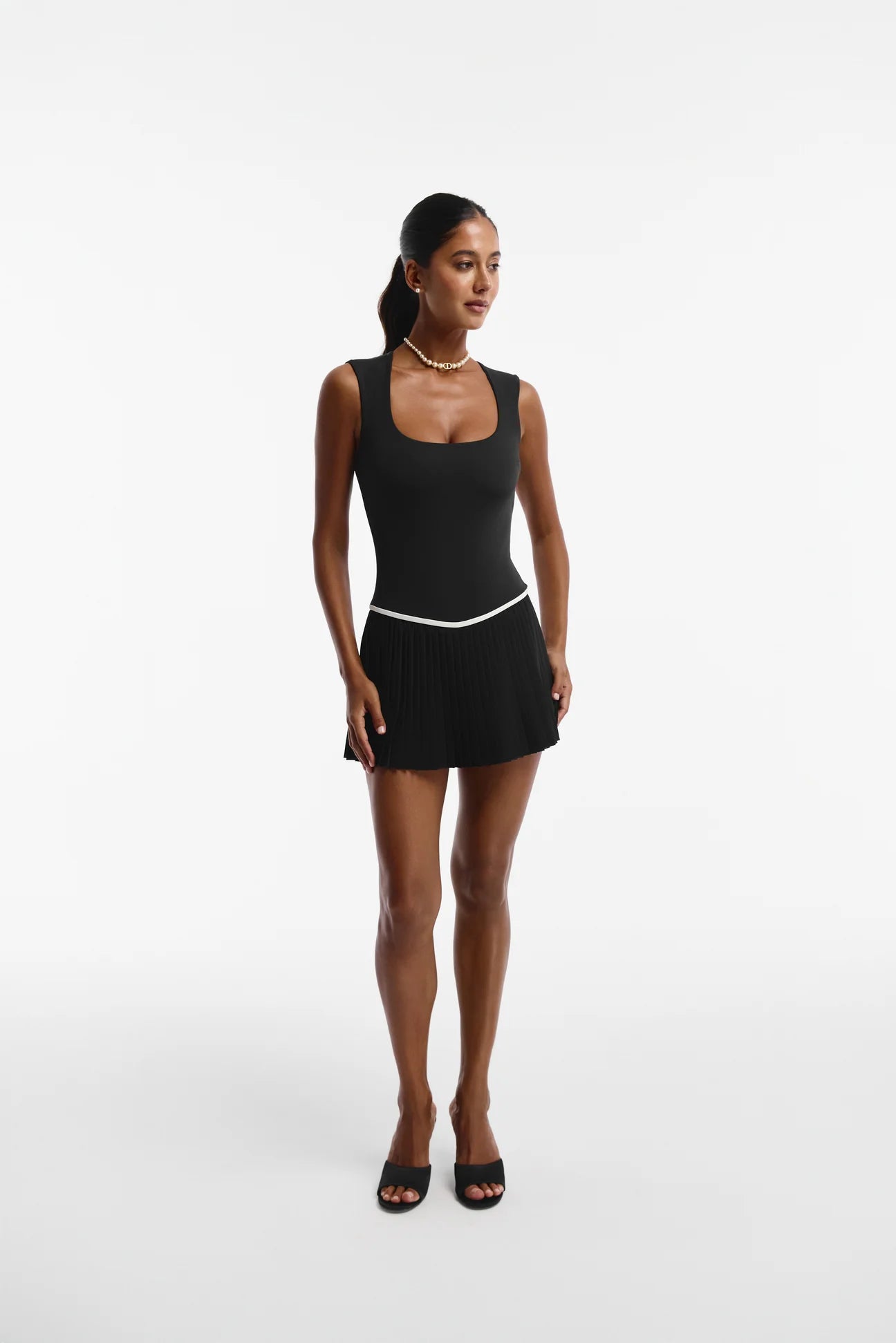 BIRDIE TENNIS DRESS BLACK