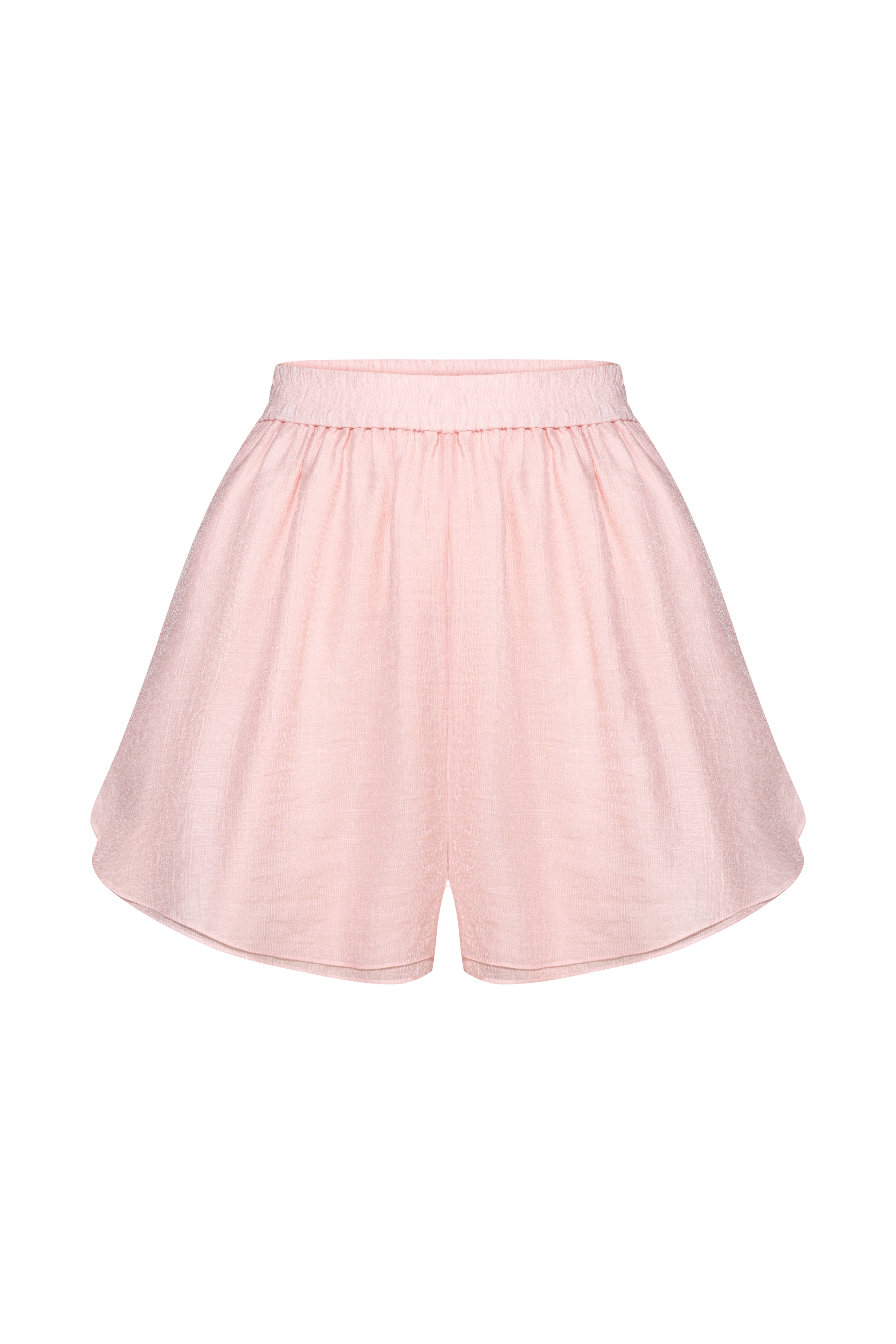 LINEN SHORTS PINK