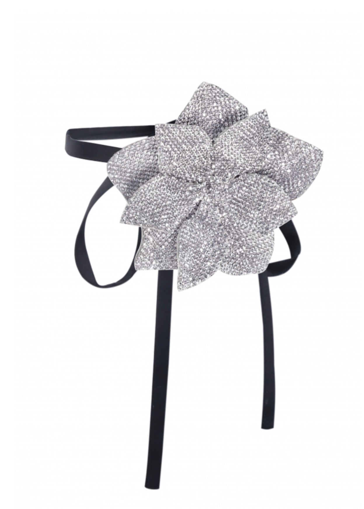 CRYSTAL FLOWER CHOKER CRYSTAL