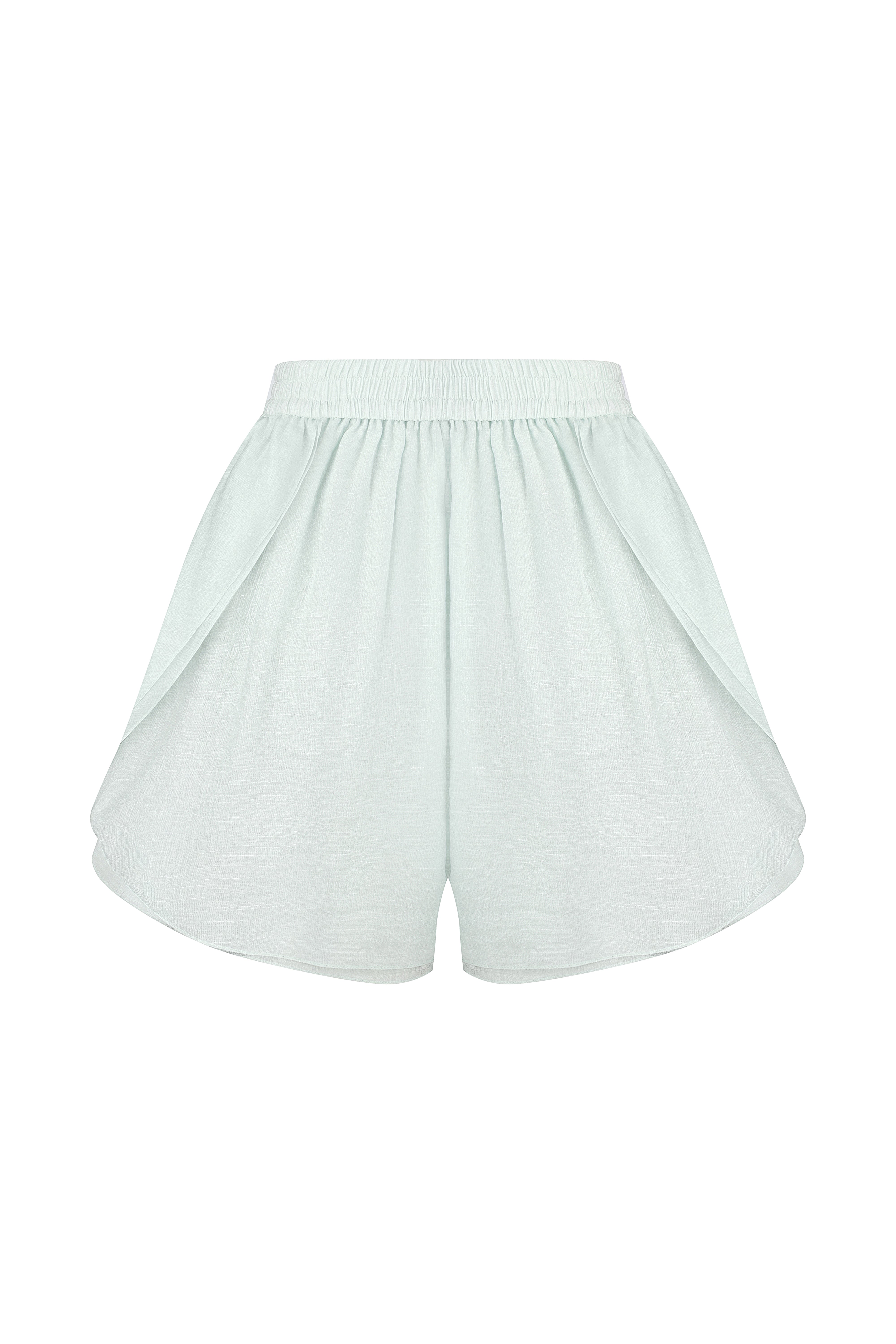 LINEN SHORTS MINT