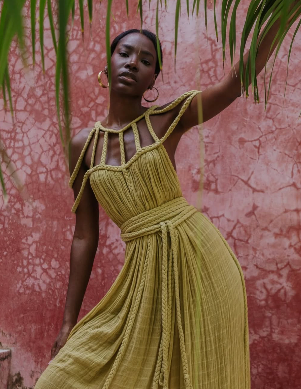 Severyna Dress Chartreuse