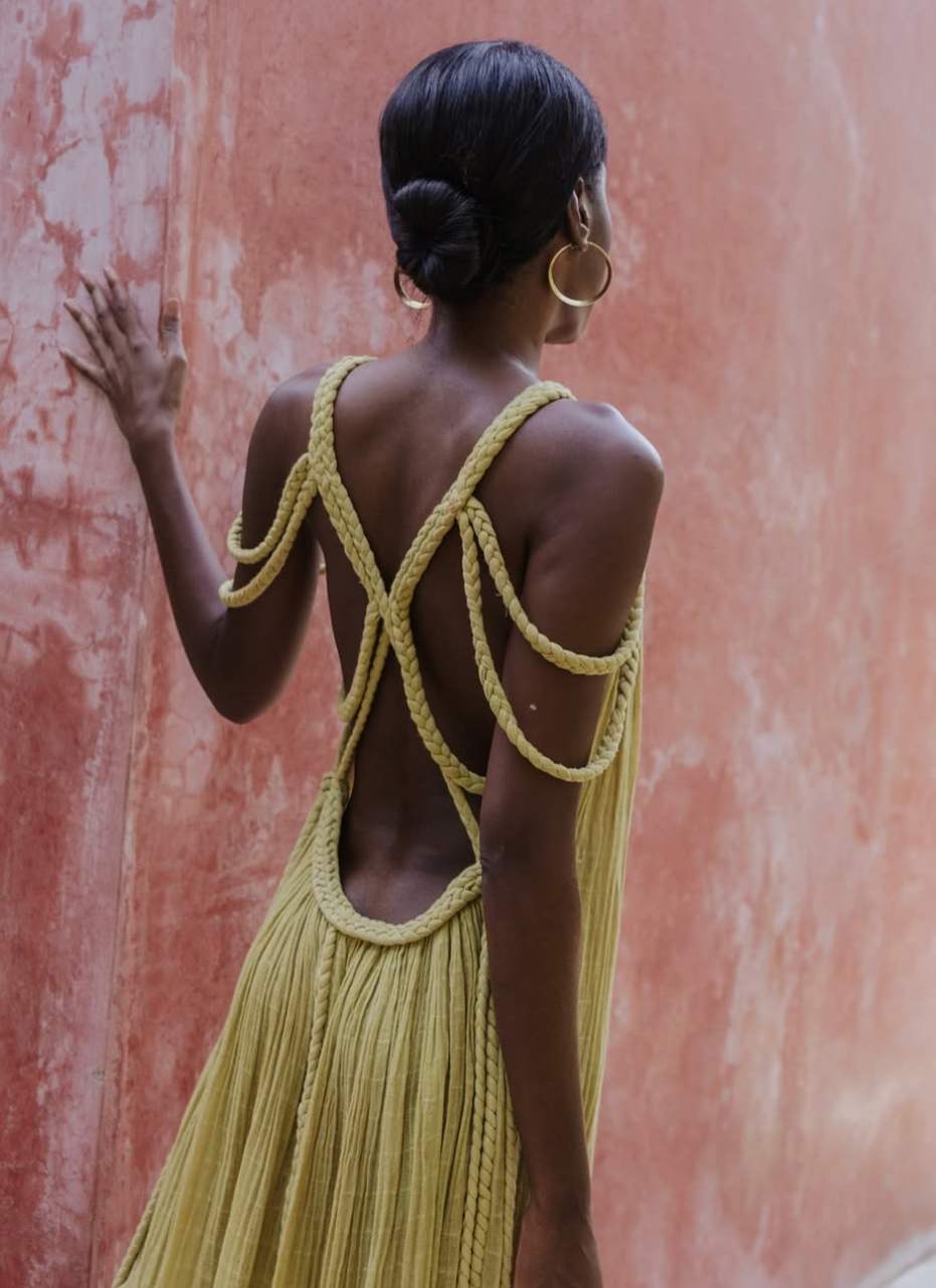 Severyna Dress Chartreuse