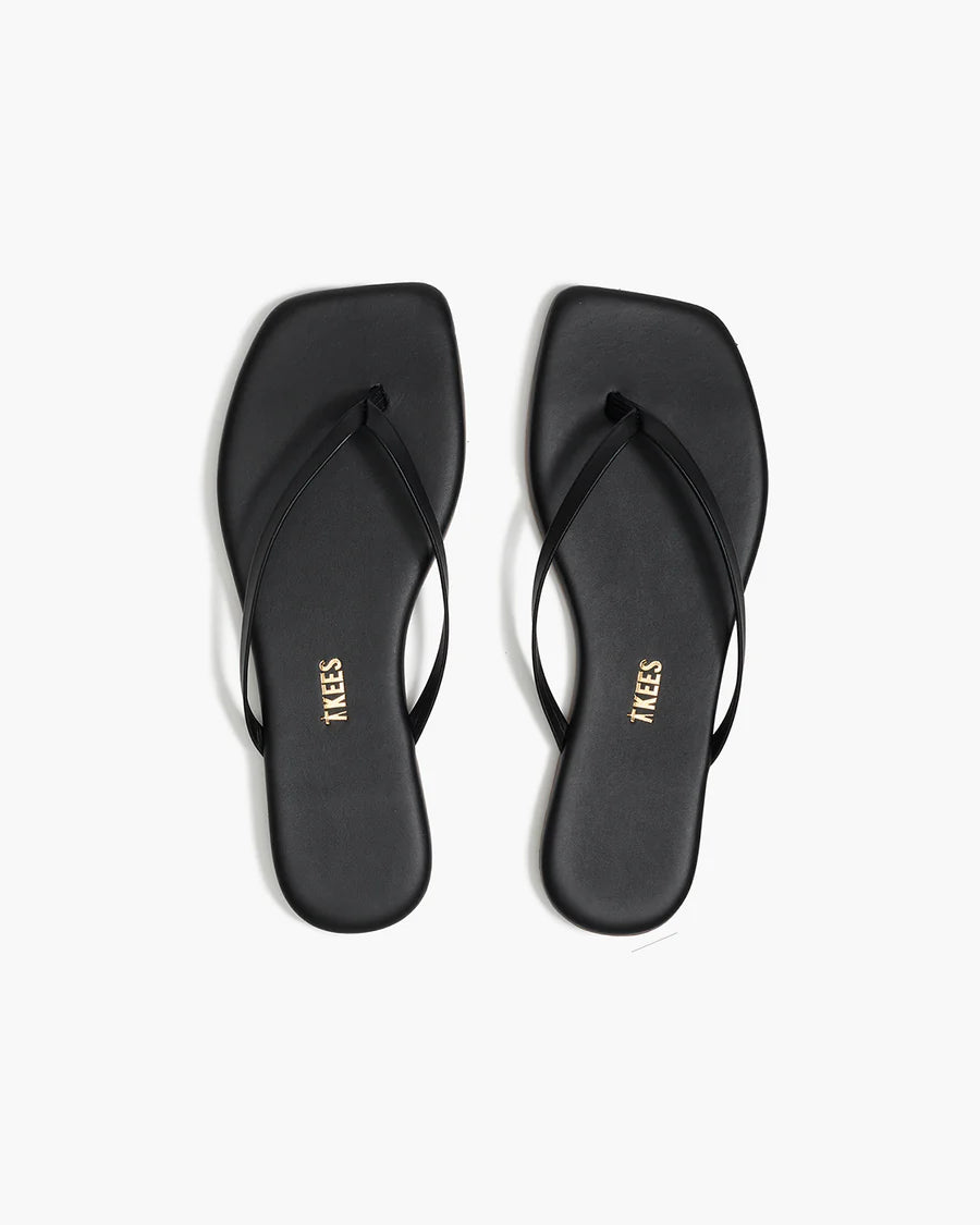Tkees Square Toe Lily Black