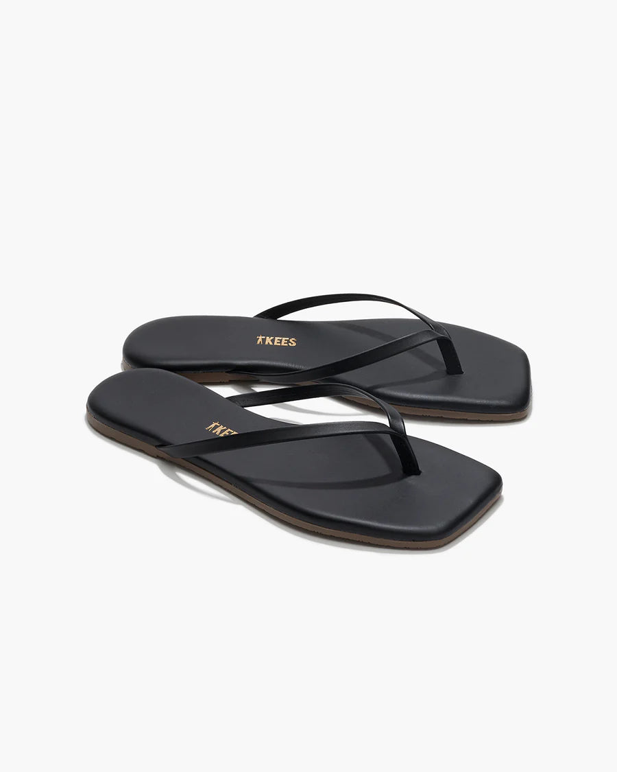 Tkees Square Toe Lily Black