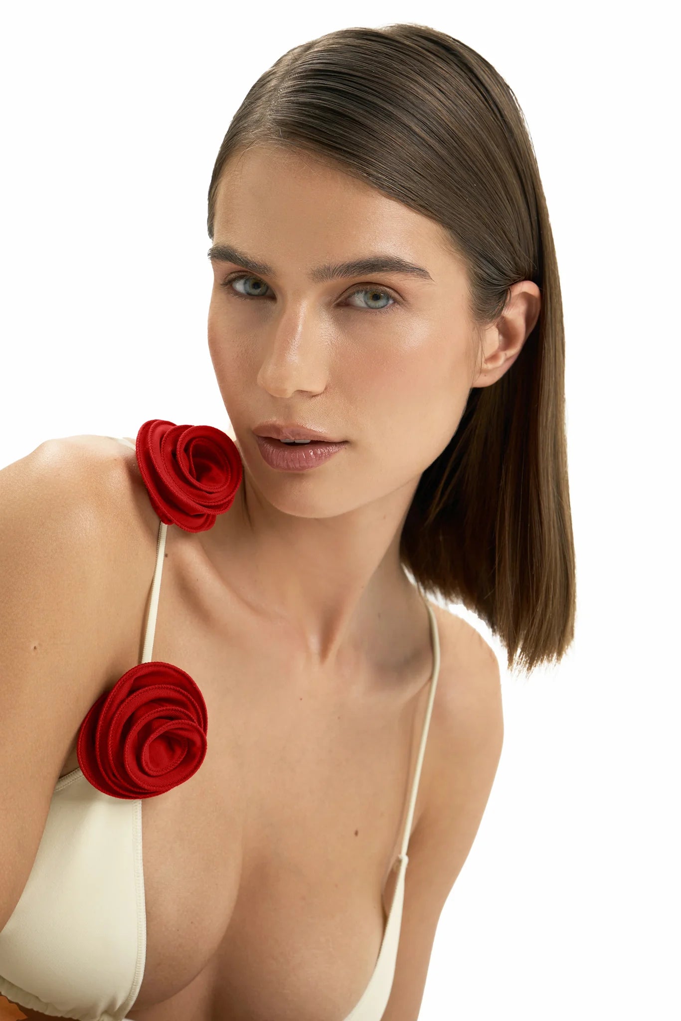 Ashar Bikini Ivory Red