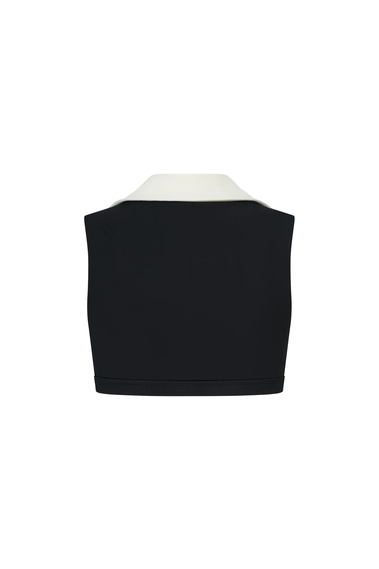 SUNSET POLO TOP BLACK