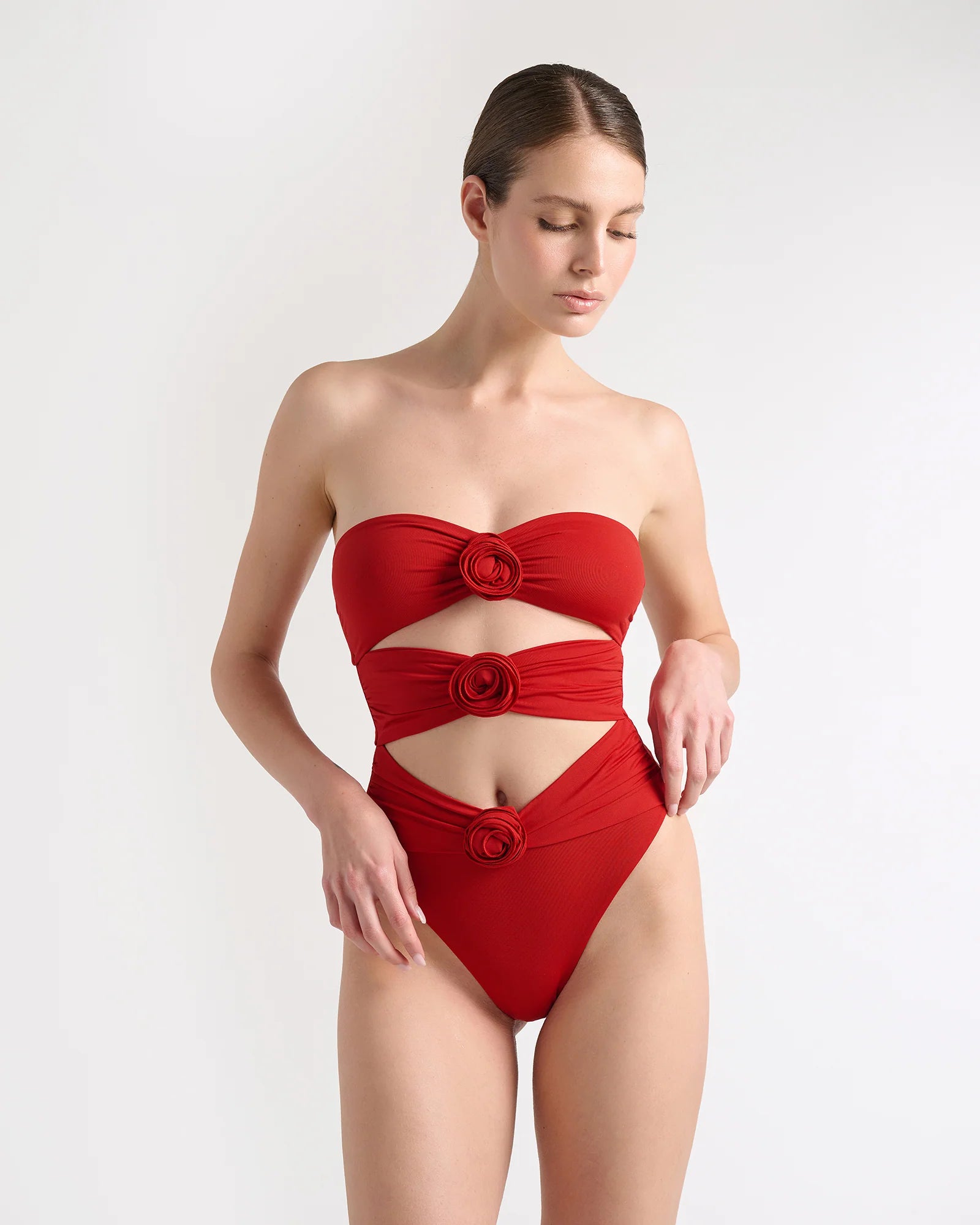 Vesna One Piece Red